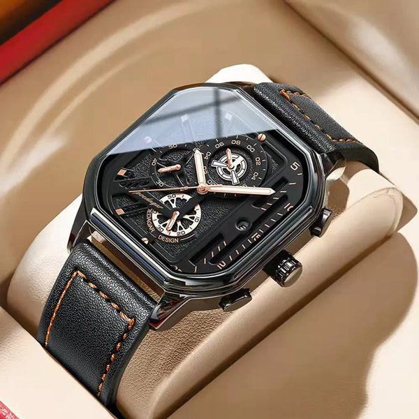 Relógio Masculino Square Series Luxury
