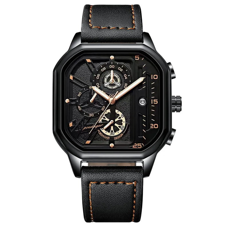 Relógio Masculino Square Series Luxury
