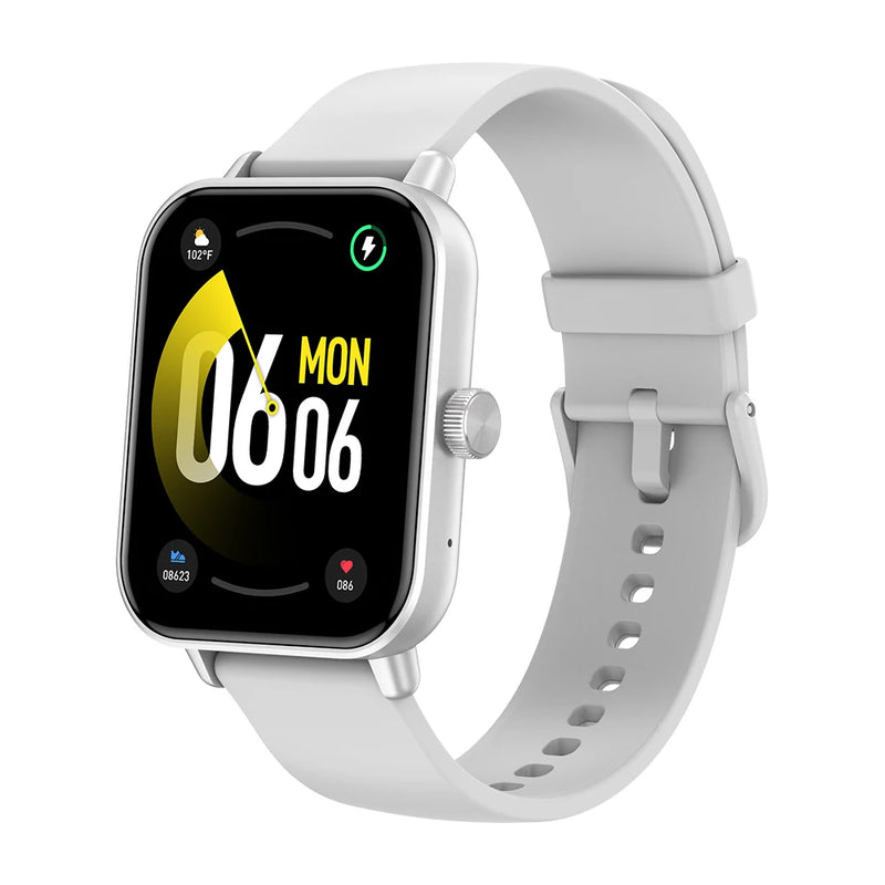 SmartWatch COLMI P81 Chamadas de Voz monitoramento cardíaco sono caminhada a Prova d'agua 100 Modos Esportivos