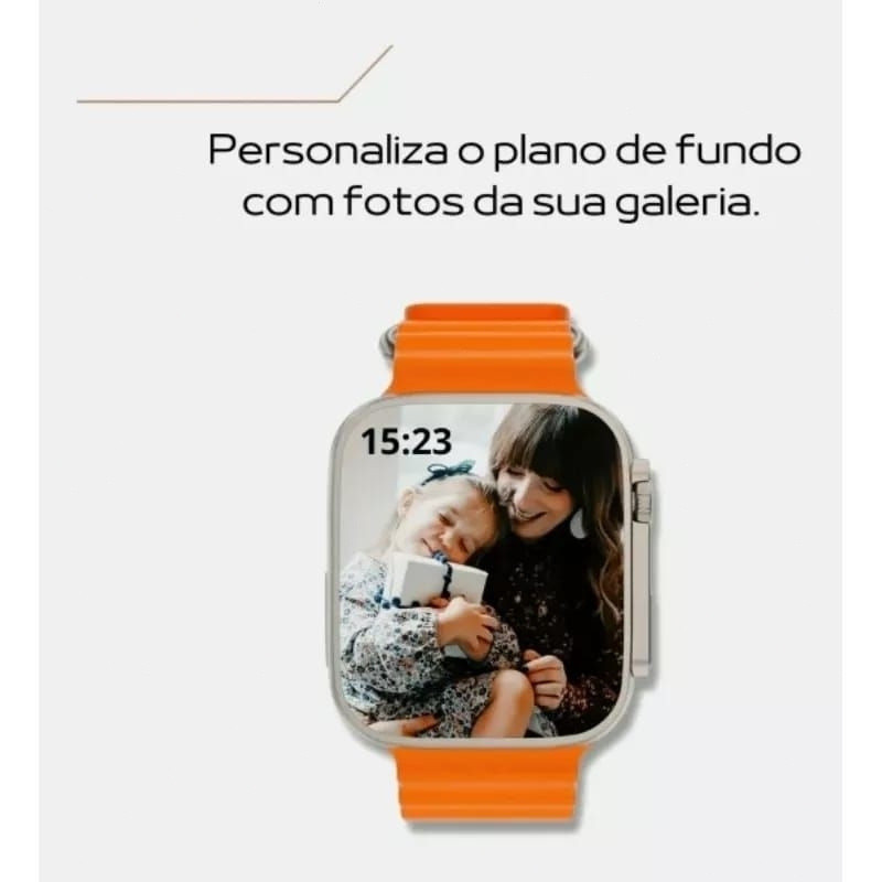 Smartwatch Relógio Inteligente Ultra 9 2025New Série De 9 Dígitos 2.2 Polegadas HD 49mm BT Chamada De Voz