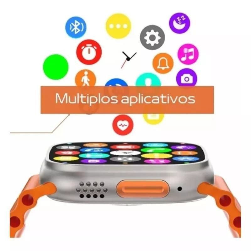 Smartwatch Relógio Inteligente Ultra 9 2025New Série De 9 Dígitos 2.2 Polegadas HD 49mm BT Chamada De Voz
